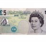 Nota de Five Pounds do Bank of England