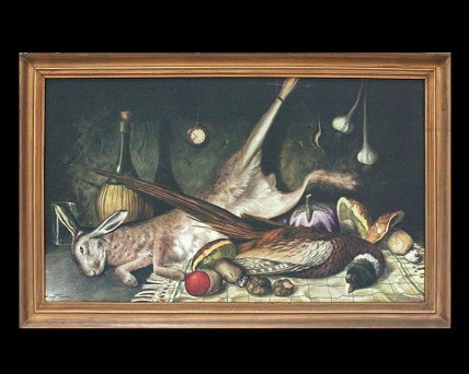 Pintura a Óleo sobre Tela 'Natureza Morta'