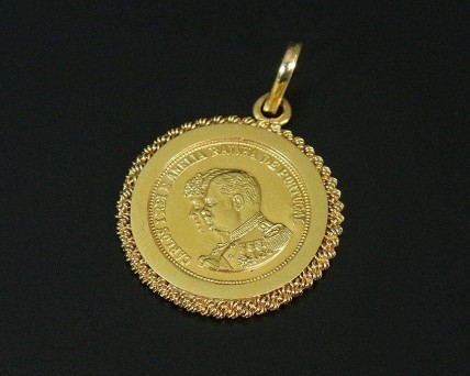 Medalha em Ouro (19,2 Quilates)