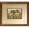 Quadro Espelho Decorativo folheado a Prata de Lei 925