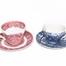 Conjunto de Duas chávenas em Porcelana Inglesa