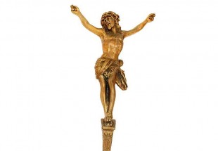 Escultura de Cristo em Bronze