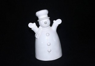 Boneco de Neve em Cerâmica