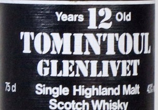 TOMINTOUL 12 ANOS GLENLIVET