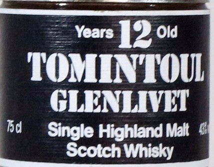 TOMINTOUL 12 ANOS GLENLIVET