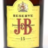 J&B Reserve, Finest Scotch Whisky, Aged 15 years