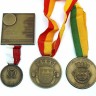 Conjunto de Medalhas Comemorativas em Bronze