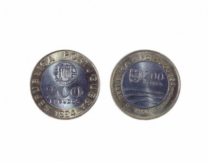 Conjunto de Duas Moedas 