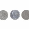 Conjunto de Três Moedas 