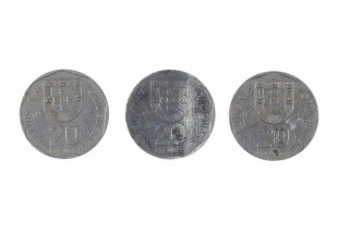 Conjunto de Três Moedas 