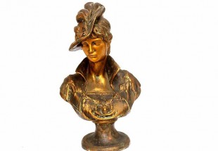 Escultura Vintage BUSTO FEMININO 