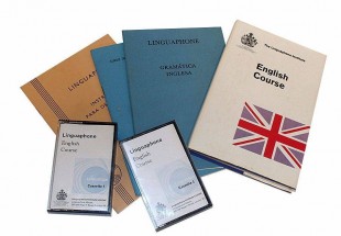 Conjunto Vintage de Linguaphone Institute-English Course 