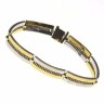 Pulseira em Ouro Amarelo e Ouro Branco (19.2 Quilates)