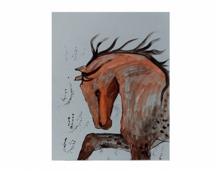 Aguarela serie horses 2017