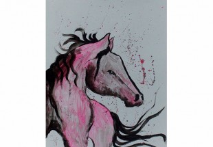  Aguarela serie horses 2016