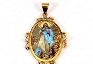 Medalha  em Ouro Nossa Senhora da Conceição (19.2 Quilates)