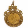 Medalha Antiga em Ouro (Tigre II) com Libra Victoria (916)