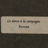 Réplica de 'La danse à la campagne' RENOIR