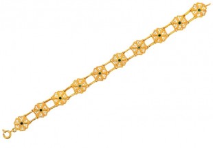 Pulseira em Metal Dourado