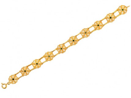 Pulseira em Metal Dourado