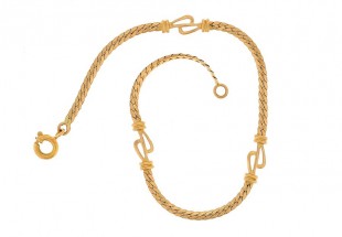 Pulseira em Ouro de 19,2 Quilates