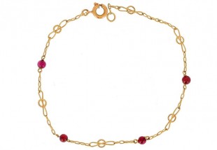 Pulseira em Ouro de 19,2 Quilates