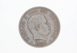 MOEDA em PRATA de 500 Reis de 1898