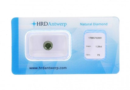 DIAMANTE VERDE, 1.28 CT 