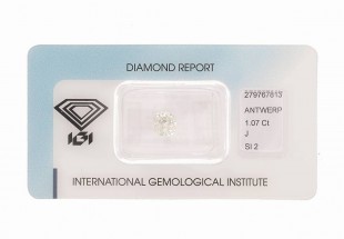 Certificado IGI (International Gemological Institute) N.º 279767813