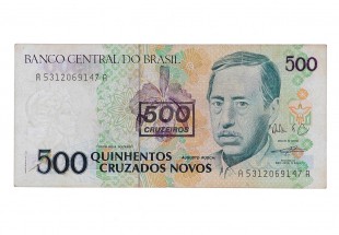 NOTA DE 500 CRUZADOS (BRASIL) 