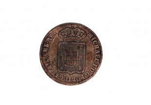 Moeda de 40 Reis da Monarquia Portuguesa em Bronze de 1830 