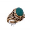 Anel ANTIGO em Ouro de 19,2K e CHRYSOPRASE