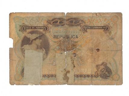 NOTA DE 2.500 REIS DE 1909 (RARA)