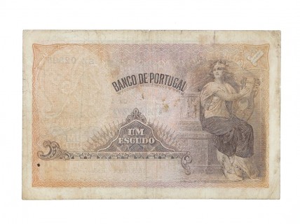 NOTA DE 1$00 ESCUDOS DE 1918 (RARÍSSIMA) 