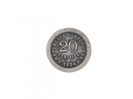 Moeda de 20 Centavos em Cupro-Níquel de 1920