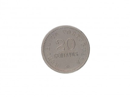 MOEDA DE 20 CENTAVOS DE 1921 (ANGOLA)