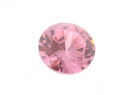 ZIRCÓNIA CÚBICA ROSA, 10.80 CT 