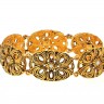 Bracelete em Prata 835 banhada a OURO de 24k