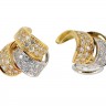 Brincos em Ouro de 18K e DIAMANTES