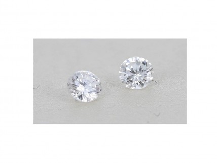 Conjunto de 2 DIAMANTES NATURAIS 0,30ct