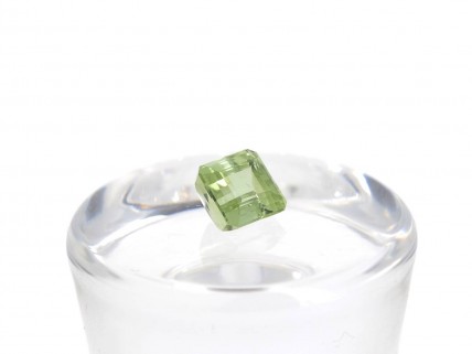 Turmalina Natural Verde Claro em talhe Octogonal Misto 4,85ct