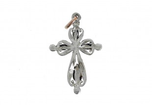 Crucifixo em Prata, Ouro 19,2K