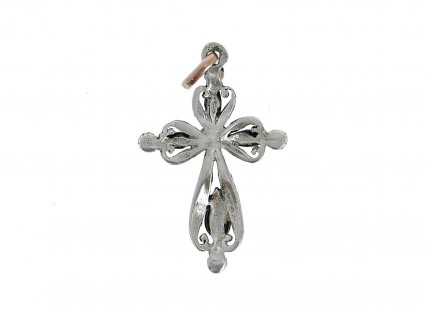 Crucifixo em Prata, Ouro 19,2K