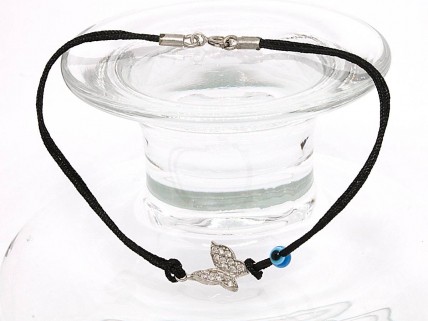 Pulseira em PRATA e nylon