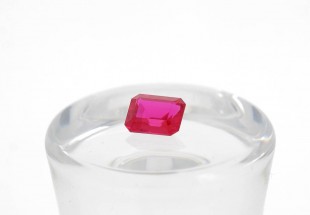 Rubi Vermelho Rosado em Talhe Octogonal 4.25ct