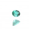 Esmeralda Verde em talhe oval brilhante 0,45ct