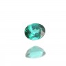 Esmeralda Verde em talhe oval brilhante 0,45ct