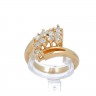 Anel em Ouro de 14K e DIAMANTES