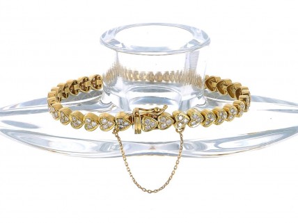 Bracelete em Ouro de 18K e DIAMANTES