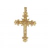 Crucifixo em OURO 19,2K e FILIGRANA